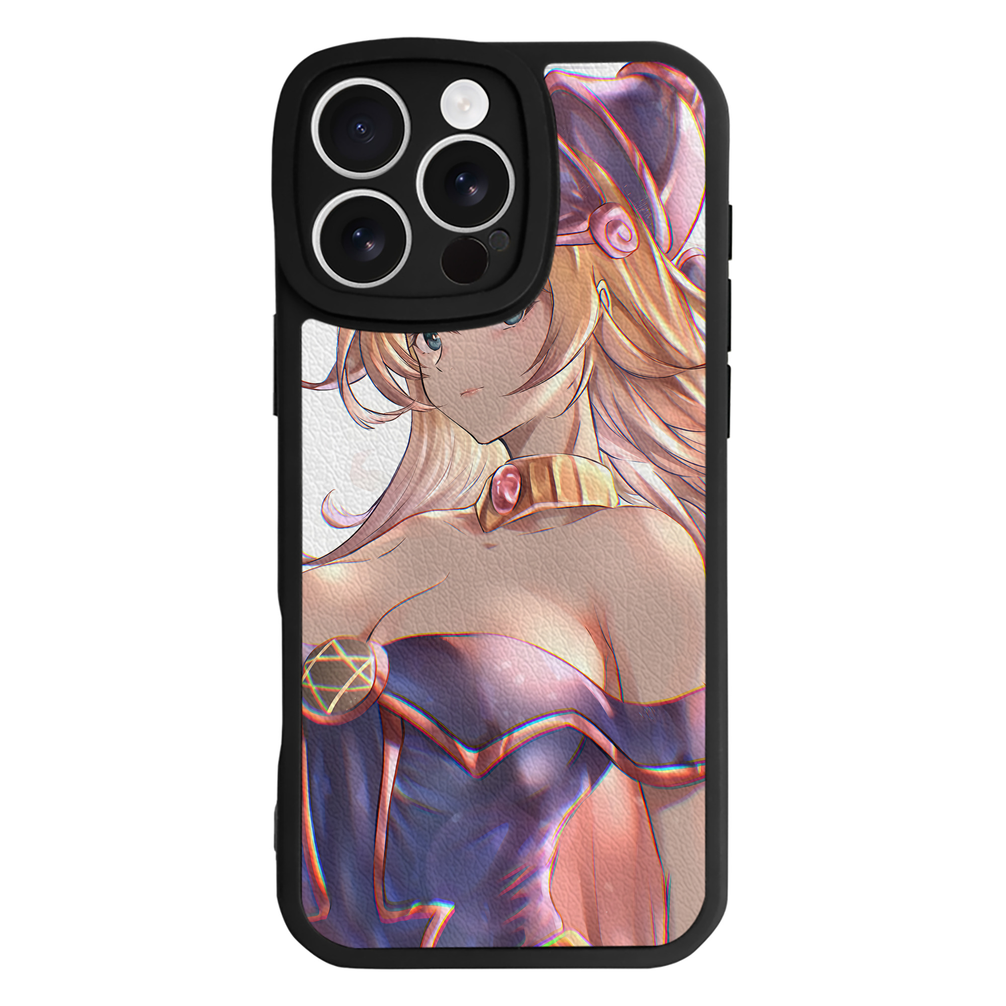 （画像用） 遊☆戯☆王 Yu-Gi-Oh! 【iPhone 16シリーズ対応】シリコンスマホケース（レザー調） 材質：シリコン